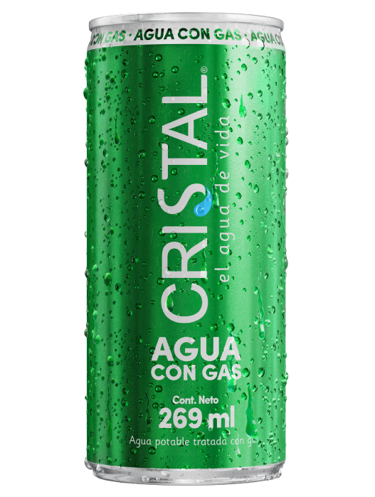 Lata 269 ml<br />
Agua con gas